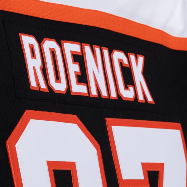 Men's Philadelphia Flyers Jeremy Roenick Mitchell & Ness Black 2003 Power Play Jersey - Image 6