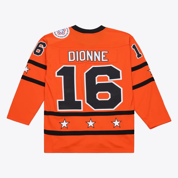 Men's Marcel Dionne Mitchell & Ness Orange 1976 NHL All-Star Game Power Play Jersey - Image 3