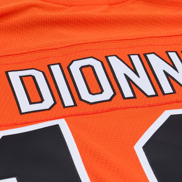 Men's Marcel Dionne Mitchell & Ness Orange 1976 NHL All-Star Game Power Play Jersey - Image 8