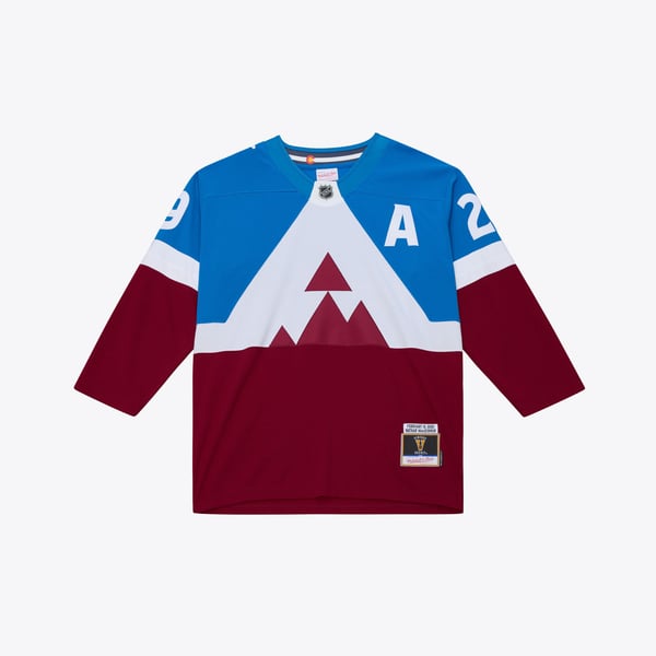 Men's Colorado Avalanche Nathan MacKinnon Mitchell & Ness Blue 2020 Power Play Jersey - Image 2