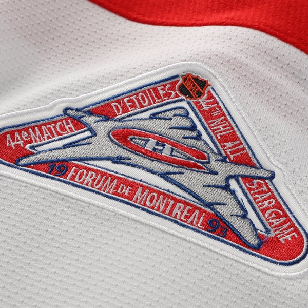 Men's Montreal Canadiens Patrick Roy Mitchell & Ness White 1992 Power Play Jersey - Image 6
