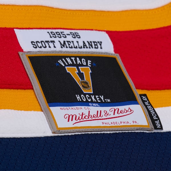 Men's Florida Panthers Scott Mellanby Mitchell & Ness White 1996 Power Play Jersey - Image 5