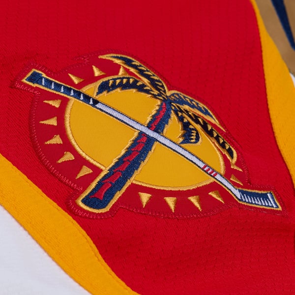 Men's Florida Panthers Scott Mellanby Mitchell & Ness White 1996 Power Play Jersey - Image 7