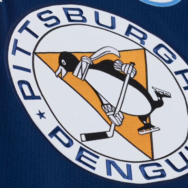 Men's Pittsburgh Penguins Sidney Crosby Mitchell & Ness Blue 2011 Winter Classic Power Play Jersey - Image 4