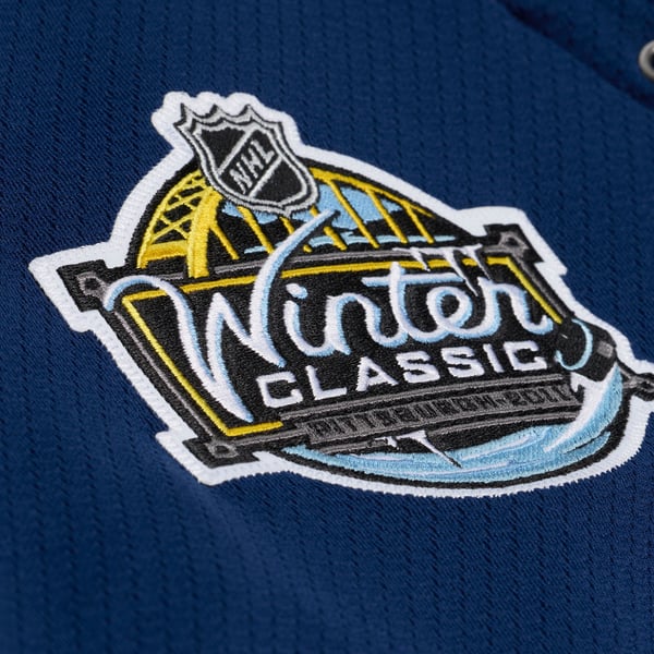 Men's Pittsburgh Penguins Sidney Crosby Mitchell & Ness Blue 2011 Winter Classic Power Play Jersey - Image 5