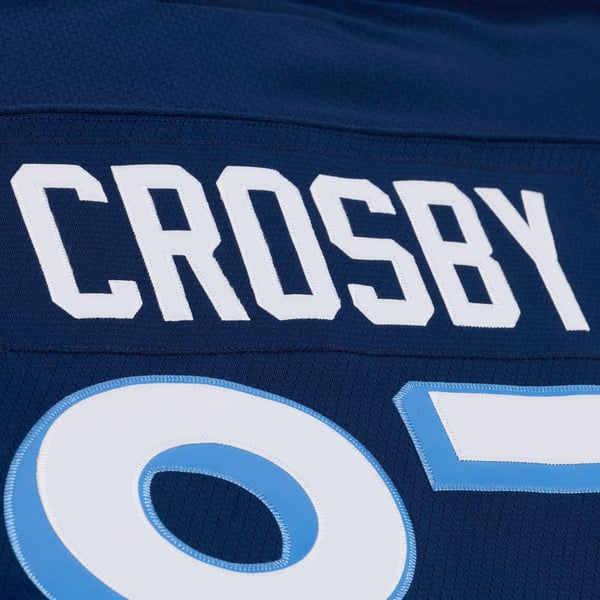 Men's Pittsburgh Penguins Sidney Crosby Mitchell & Ness Blue 2011 Winter Classic Power Play Jersey - Image 6
