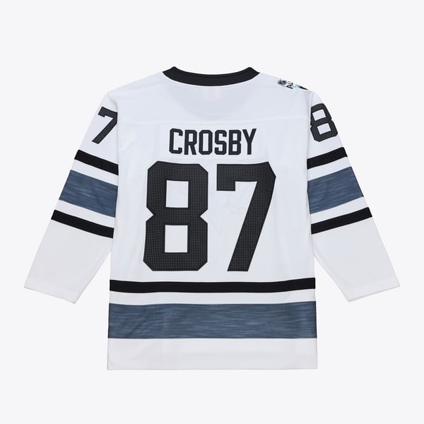 Men's Sidney Crosby Mitchell & Ness White 2019 All-Star Game Power Play Jersey - Image 3