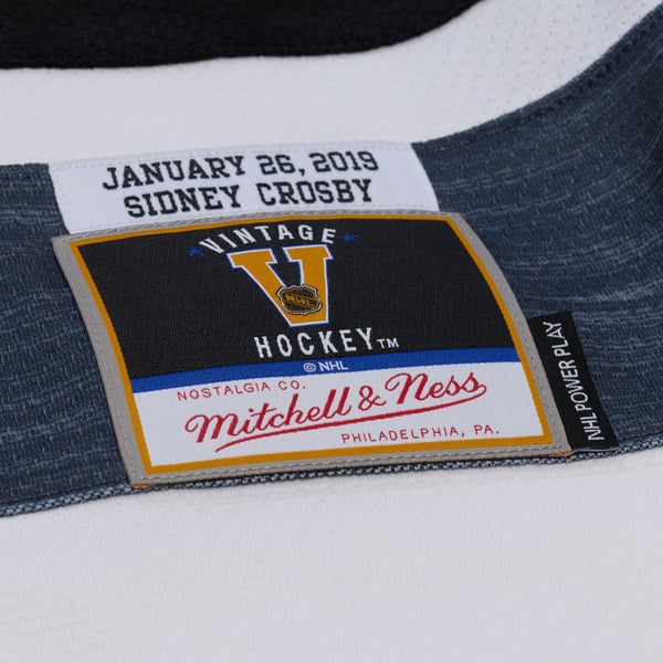 Men's Sidney Crosby Mitchell & Ness White 2019 All-Star Game Power Play Jersey - Image 6