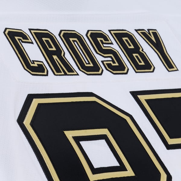 Men's Pittsburgh Penguins Sidney Crosby Mitchell & Ness White 2005 Power Play Jersey - Image 9