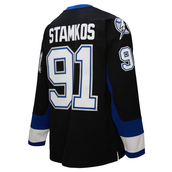 Men's Tampa Bay Lightning Steven Stamkos Mitchell & Ness Black 2008-09 Power Play Jersey - Image 4