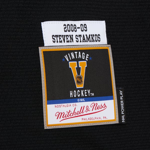 Men's Tampa Bay Lightning Steven Stamkos Mitchell & Ness Black 2008-09 Power Play Jersey - Image 9