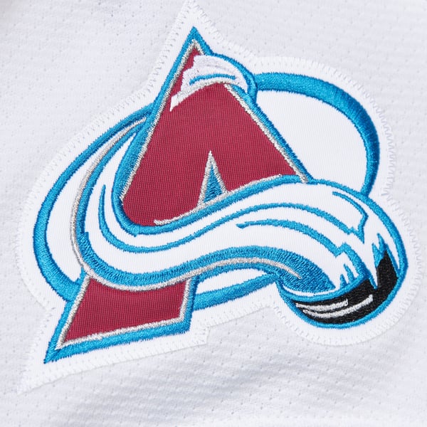 Men's Colorado Avalanche Nathan MacKinnon White 2016-17 Power Play Jersey - Image 8