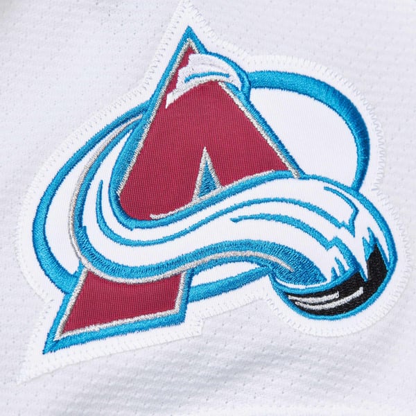 Men's Colorado Avalanche Nathan MacKinnon White 2016-17 Power Play Jersey - Image 9