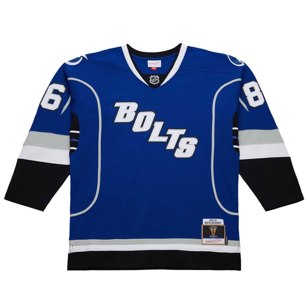 Men's Tampa Bay Lightning Nikita Kucherov Blue 2013-14 Power Play Jersey - Image 3