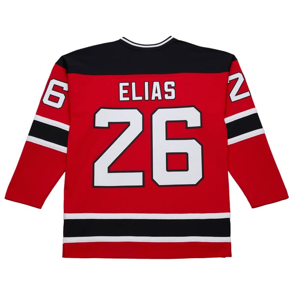 Men's New Jersey Devils Patrik Elias Red 1999-00 Power Play Jersey - Image 4