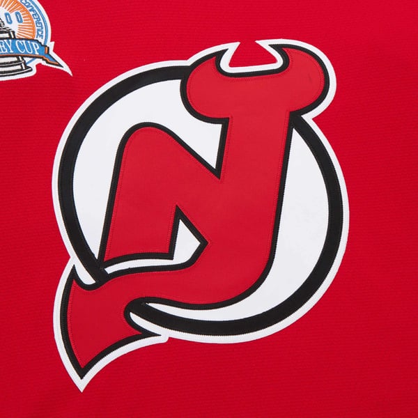 Men's New Jersey Devils Patrik Elias Red 1999-00 Power Play Jersey - Image 6
