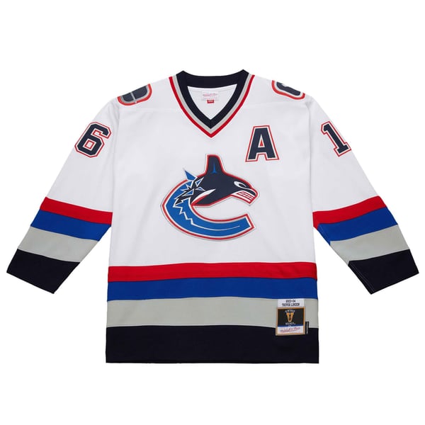 Men's Vancouver Canucks Trevor Linden White 2003-04 Power Play Jersey - Image 3