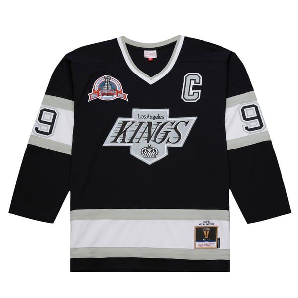 Men's Los Angeles Kings Wayne Gretzky Black 1992-93 Power Play Jersey - Image 3