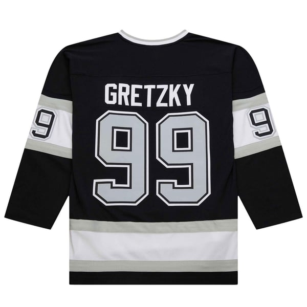 Men's Los Angeles Kings Wayne Gretzky Black 1992-93 Power Play Jersey - Image 4