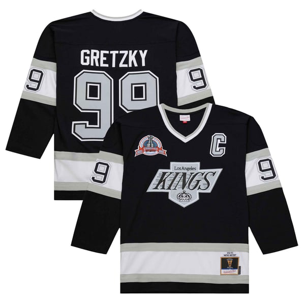 Men's Los Angeles Kings Wayne Gretzky Black 1992-93 Power Play Jersey - Image 1