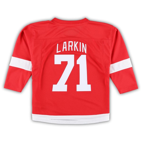 Preschool Detroit Red Wings Dylan Larkin Red Replica Player Jersey - Image 4