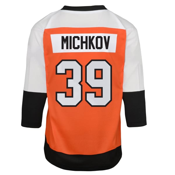 Preschool Philadelphia Flyers Matvei Michkov Orange  Replica Player Jersey - Image 4