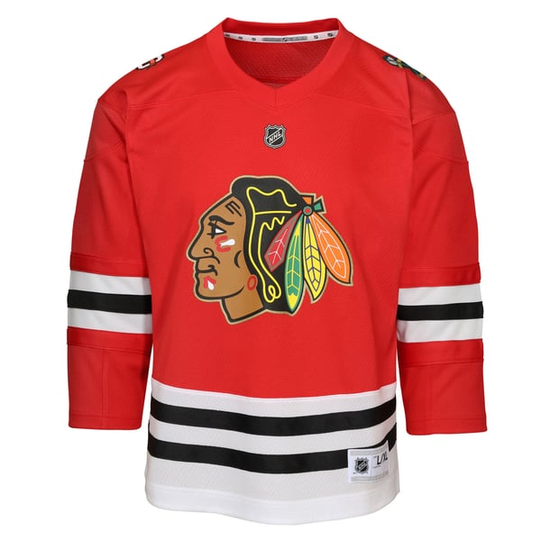 Preschool Chicago Blackhawks  Red Centennial Replica Jersey - Image 3