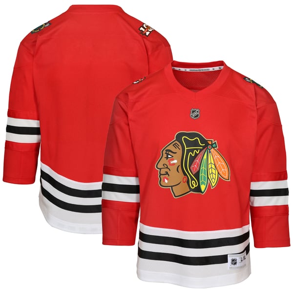 Preschool Chicago Blackhawks  Red Centennial Replica Jersey - Image 1