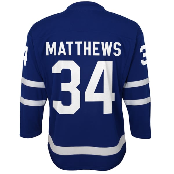 Toddler Toronto Maple Leafs Auston Matthews Royal Replica Player Jersey - Image 4