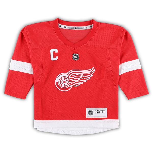 Toddler Detroit Red Wings Dylan Larkin Red Replica Player Jersey - Image 3