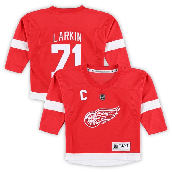 Toddler Detroit Red Wings Dylan Larkin Red Replica Player Jersey - Image 1