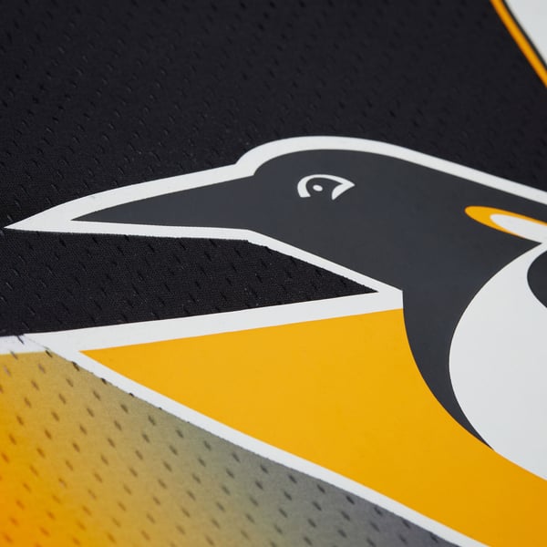 Unisex Pittsburgh Penguins Mario Lemieux Mitchell & Ness Black Maxxed Out Fashion Basketball Jersey - Image 5