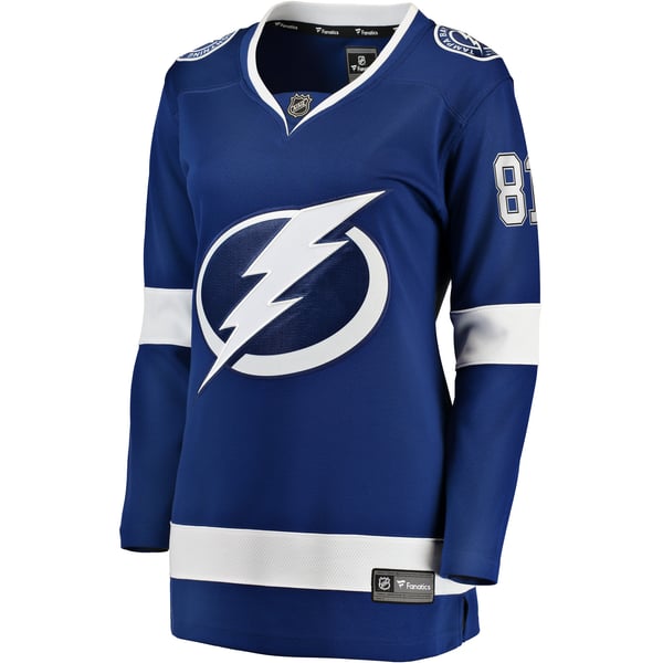 Women's Tampa Bay Lightning Erik Cernak Fanatics Blue Home Breakaway Player Jersey - Image 3