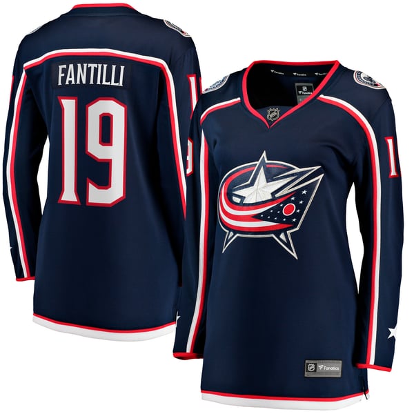 Women's Columbus Blue Jackets Adam Fantilli Fanatics Navy Home Premier Breakaway Player Jersey Breakaway Jersey - Image 2