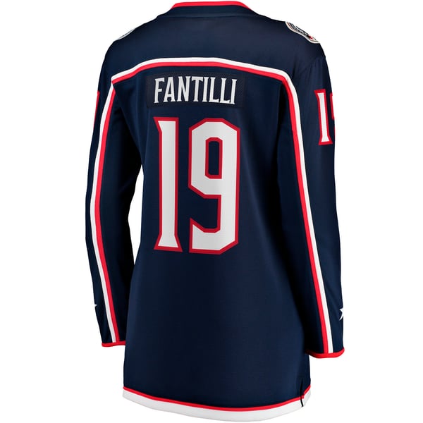 Women's Columbus Blue Jackets Adam Fantilli Fanatics Navy Home Premier Breakaway Player Jersey Breakaway Jersey - Image 4