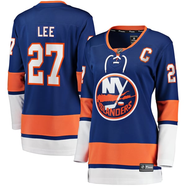 Women's New York Islanders Anders Lee Fanatics Royal Home Captain Patch Breakaway Player Jersey - Image 2