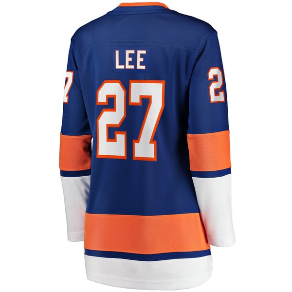 Women's New York Islanders Anders Lee Fanatics Royal Home Captain Patch Breakaway Player Jersey - Image 4