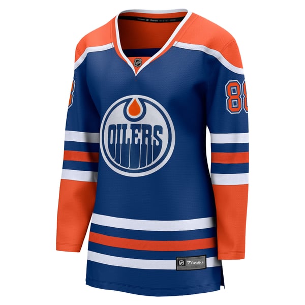 Women's Edmonton Oilers Andrew Mangiapane Fanatics Royal Home Breakaway Jersey - Image 3