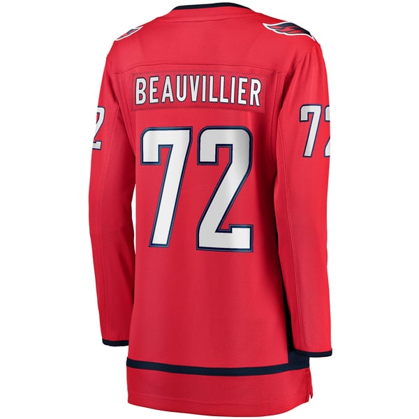 Women's Washington Capitals Anthony Beauvillier Fanatics Red Home Breakaway Player Jersey - Image 4