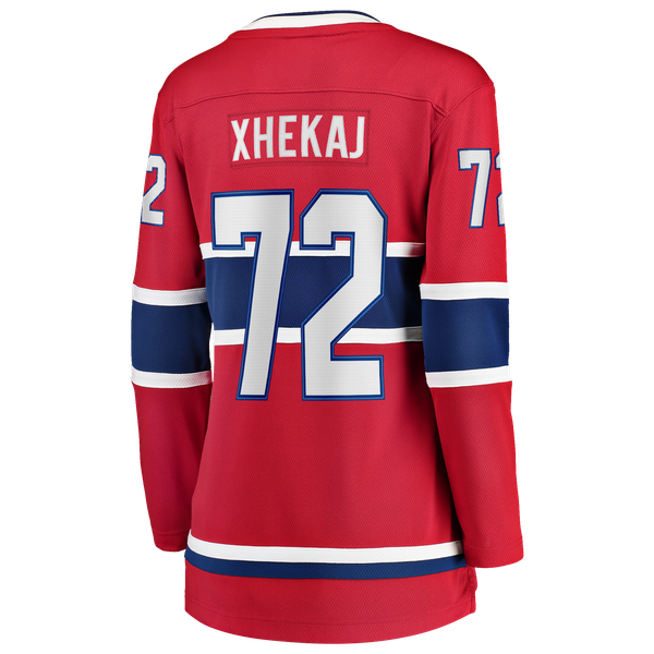 Women's Montreal Canadiens Arber Xhekaj Fanatics Red Home Breakaway Jersey - Image 4