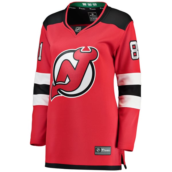 Women's New Jersey Devils Arseny Gritsyuk Fanatics Red Home Breakaway Jersey - Image 3