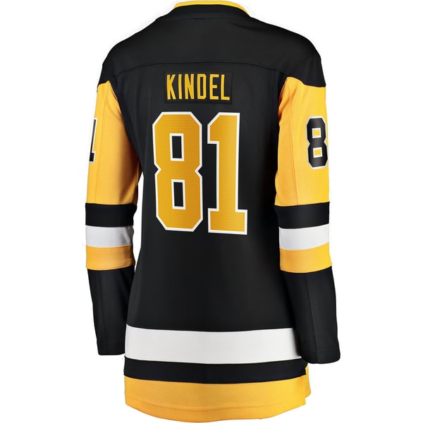 Women's Pittsburgh Penguins Ben Kindel Fanatics Black Home Breakaway Jersey - Image 4