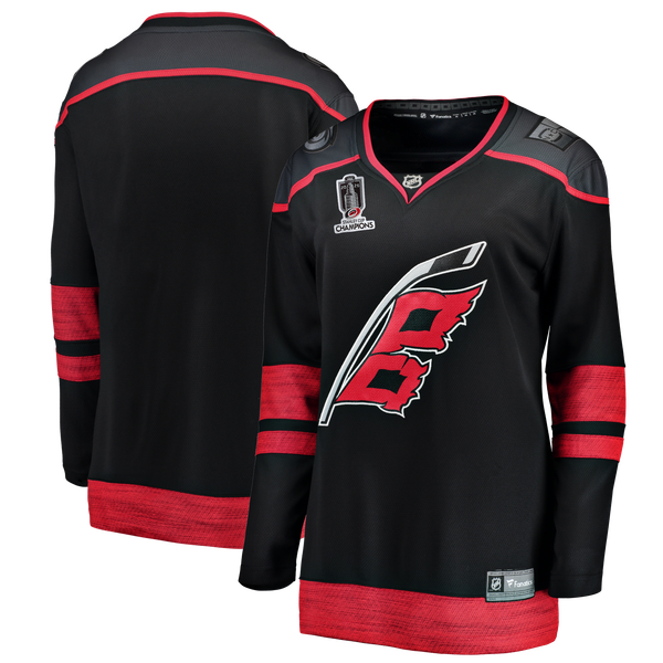 Women's Carolina Hurricanes Fanatics Black 2026 Stanley Cup Champions Home Breakaway Jersey - Image 2