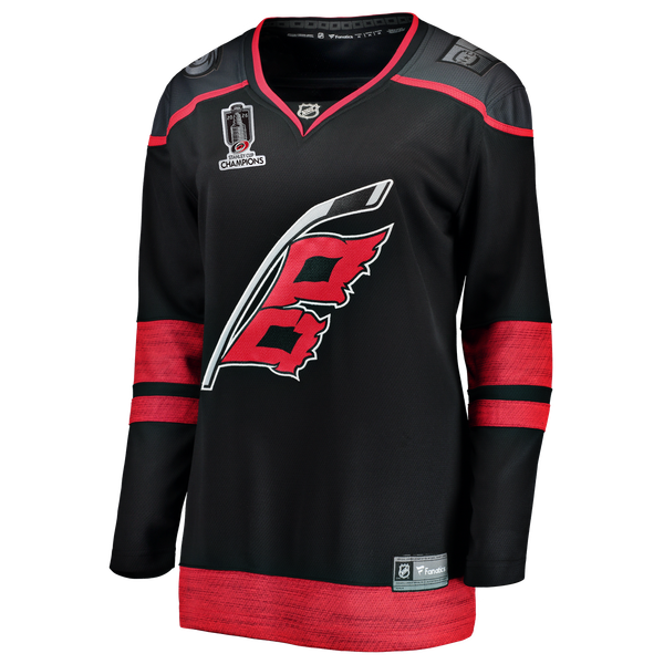 Women's Carolina Hurricanes Fanatics Black 2026 Stanley Cup Champions Home Breakaway Jersey - Image 3