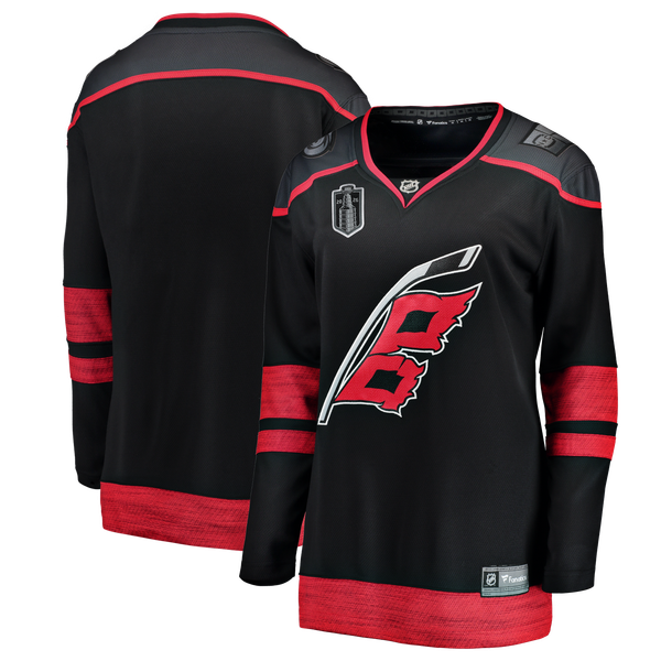 Women's Carolina Hurricanes  Fanatics Black 2026 Stanley Cup Final Home Breakaway Jersey - Image 1