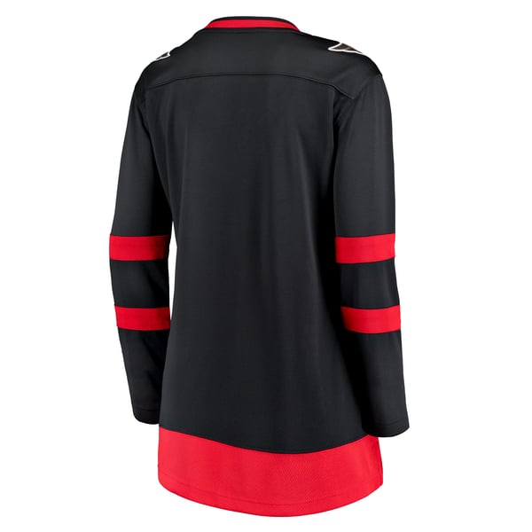 Women's Ottawa Senators Fanatics Black Home Breakaway Jersey - Image 4