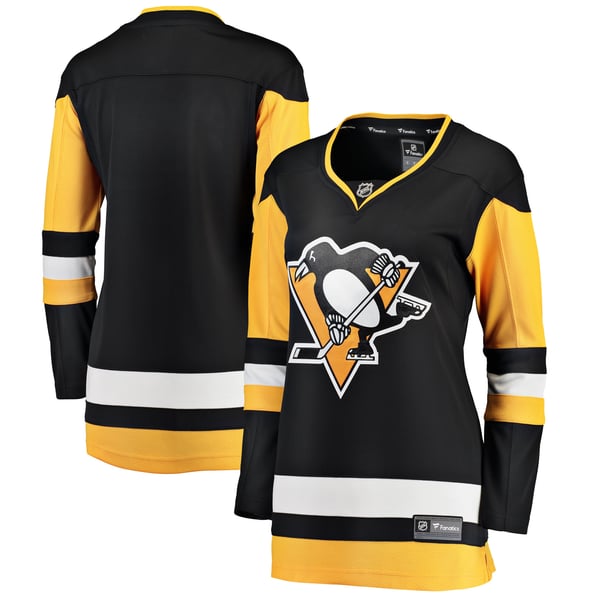 Women's Pittsburgh Penguins Fanatics Black Home Breakaway Jersey - Image 1