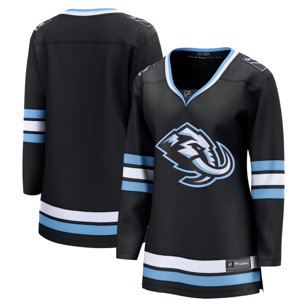 Women's Utah Mammoth Fanatics Black Home Breakaway Jersey - Image 1