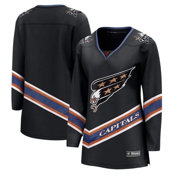 Women's Washington Capitals Fanatics Black Special Edition 2.0 Breakaway Blank Jersey - Image 2
