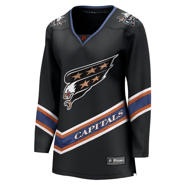 Women's Washington Capitals Fanatics Black Special Edition 2.0 Breakaway Blank Jersey - Image 3